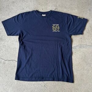 Vintage 2001 Notre Dame fighting Irish college football graphic t